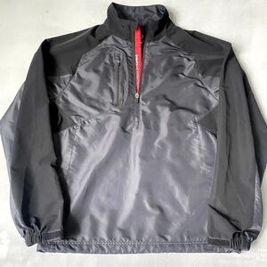 Zero Restriction Jacket Men Small Black Tour Series Windbreaker quarter zip Golf